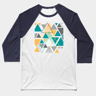 Triangle Puzzle Baseball T-Shirt